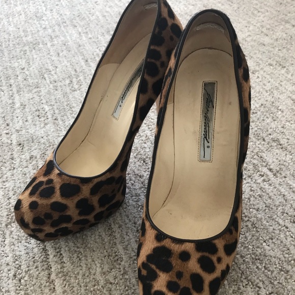 Brian Atwood Leopard Print Pumps - Picture 1 of 7